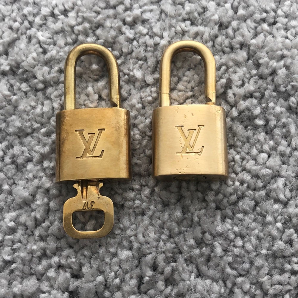 Authentic Louis Vuitton padlocks